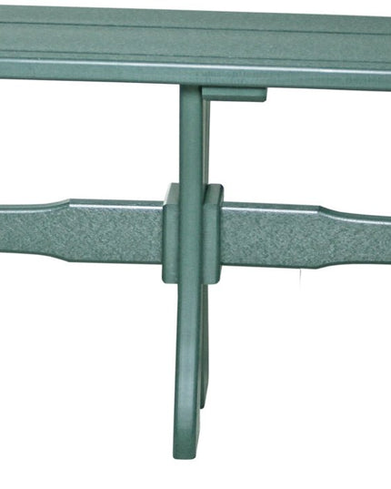 LuxCraft Poly 52" Table  Bench (Green)