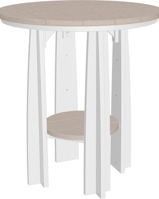 LuxCraft Poly Balcony Table (Birch & White)
