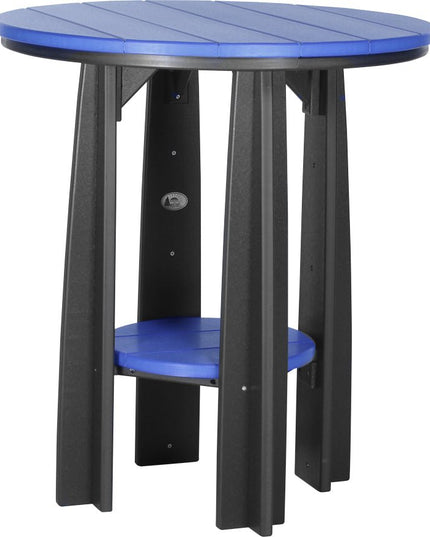 LuxCraft Poly Balcony Table (Blue & Black)