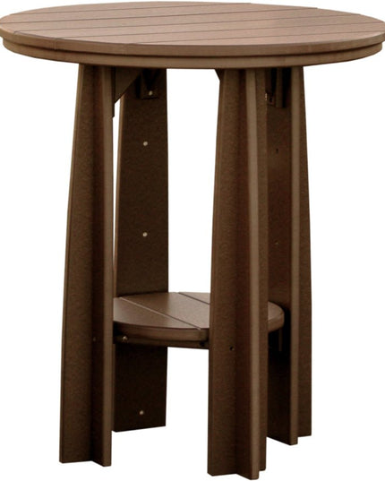 LuxCraft Poly Balcony Table (Chestnut Brown)