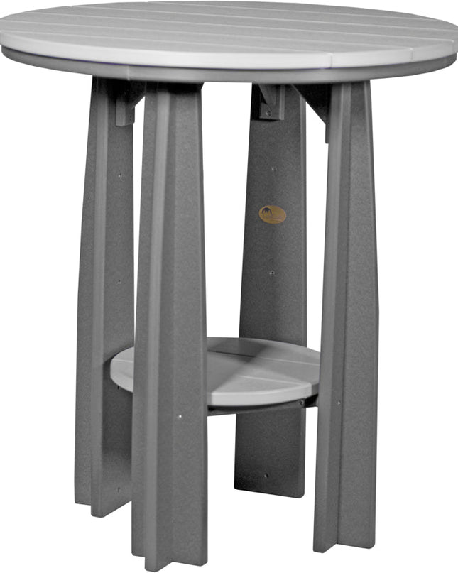 LuxCraft Poly Balcony Table (Dove Gray & Slate)