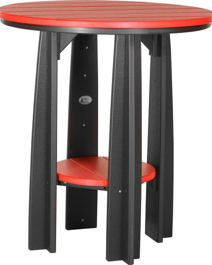 LuxCraft Poly Balcony Table (Red & Black)