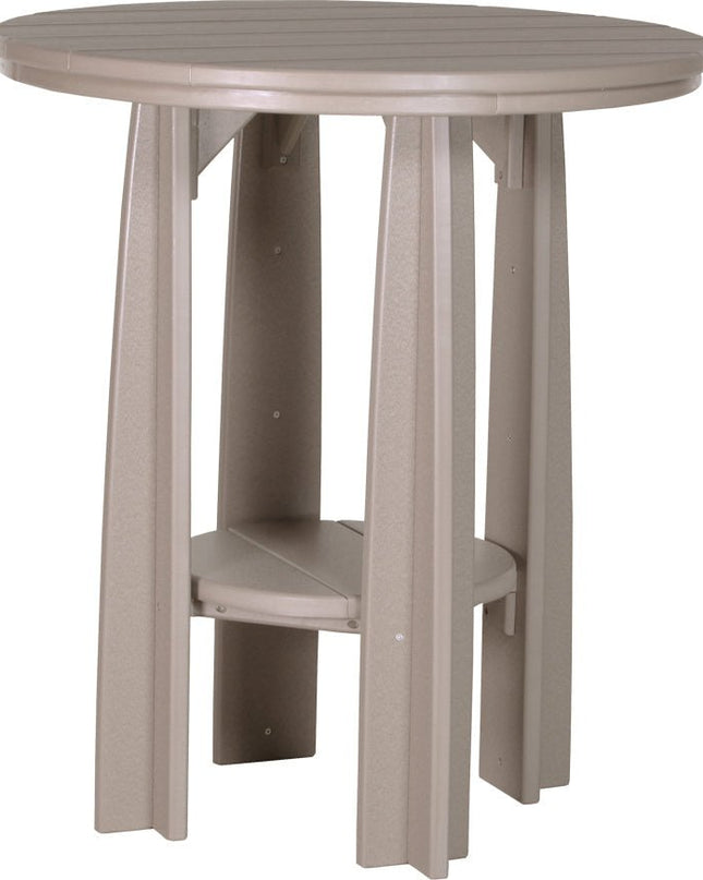 LuxCraft Poly Balcony Table (Weatherwood)