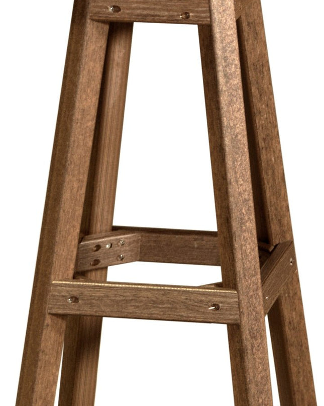 LuxCraft Poly Bar Stool (Antique Mahogany)