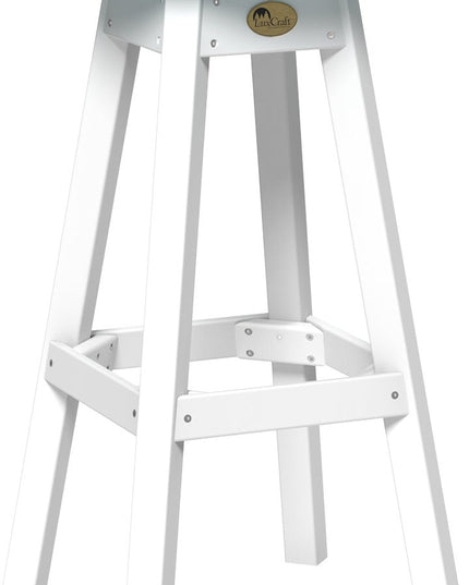 LuxCraft Poly Bar Stool (Aruba Blue & White)