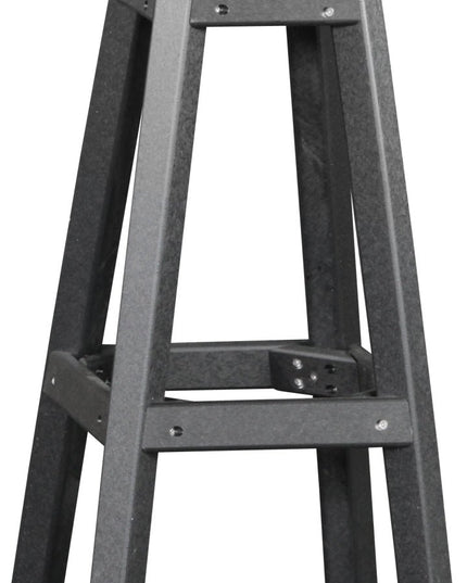 LuxCraft Poly Bar Stool (Cedar & Black)