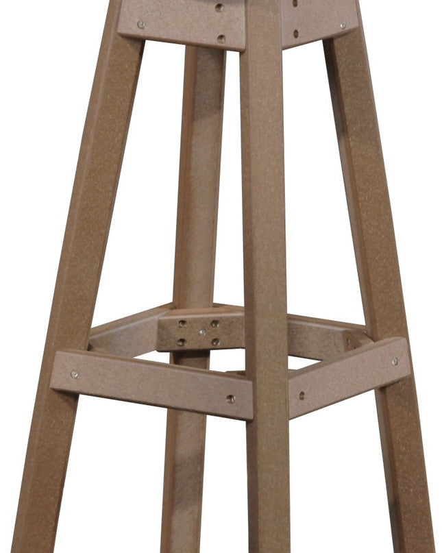 LuxCraft Poly Bar Stool (Chestnut Brown)