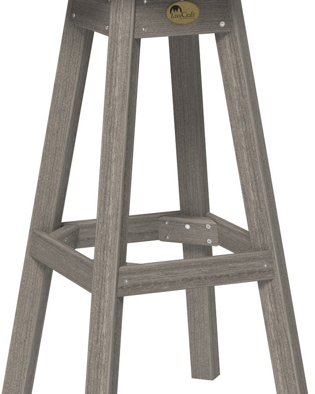 LuxCraft Poly Bar Stool (Coastal Gray)