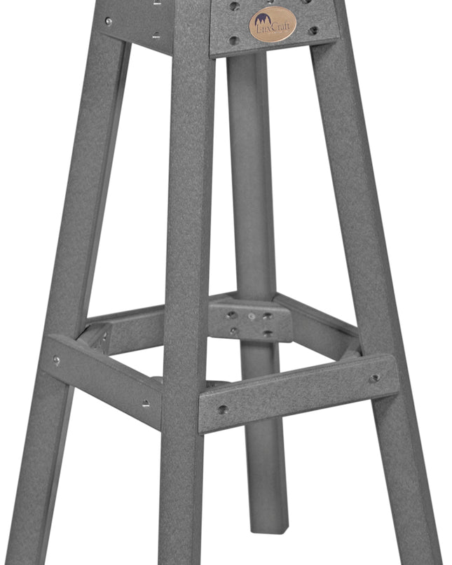 LuxCraft Poly Bar Stool (Dove Gray & Slate)