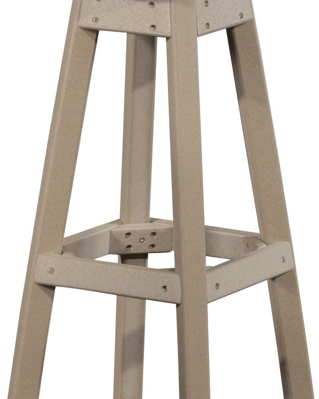 LuxCraft Poly Bar Stool (Weatherwood)
