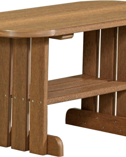 LuxCraft Poly Coffee Table (Antique Mahogany)