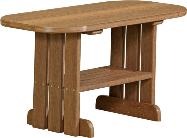LuxCraft Poly Coffee Table (Antique Mahogany)