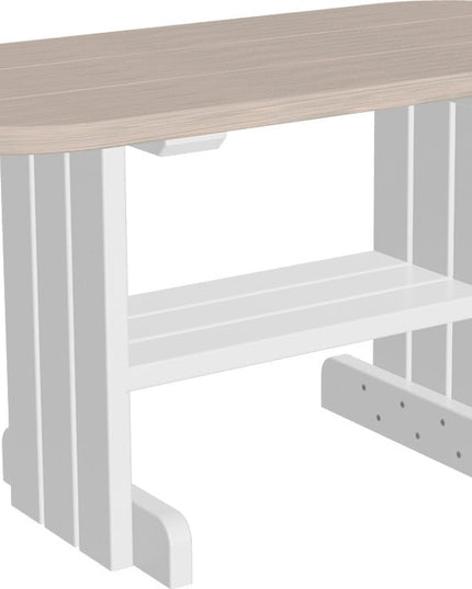 LuxCraft Poly Coffee Table (Birch & White)