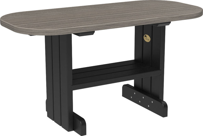 LuxCraft Poly Coffee Table (Coastal Gray & Black)
