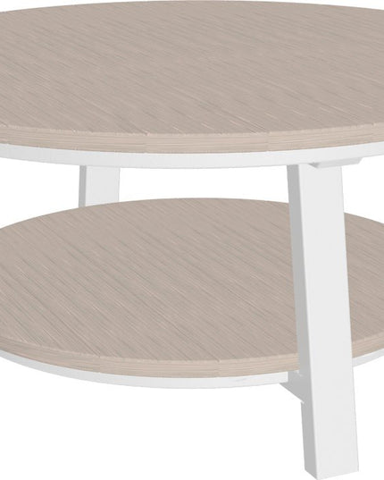 LuxCraft Poly Deluxe Conversation Table (Birch & White)