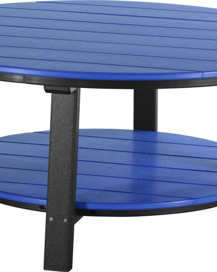 LuxCraft Poly Deluxe Conversation Table (Blue & Black)