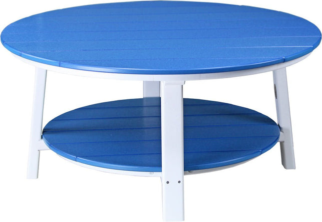 LuxCraft Poly Deluxe Conversation Table (Blue & White)