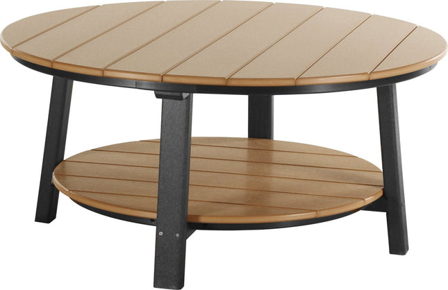 LuxCraft Poly Deluxe Conversation Table (Cedar & Black)