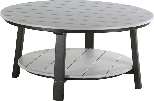 LuxCraft Poly Deluxe Conversation Table (Dove Gray & Black)