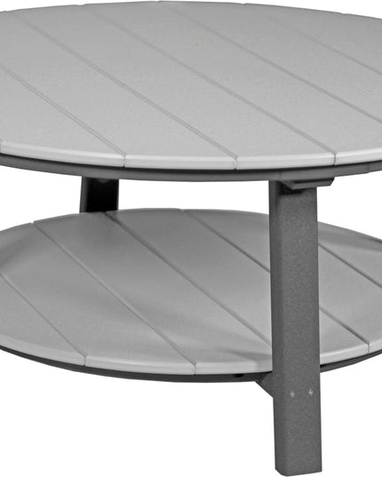 LuxCraft Poly Deluxe Conversation Table (Dove Gray & Slate)
