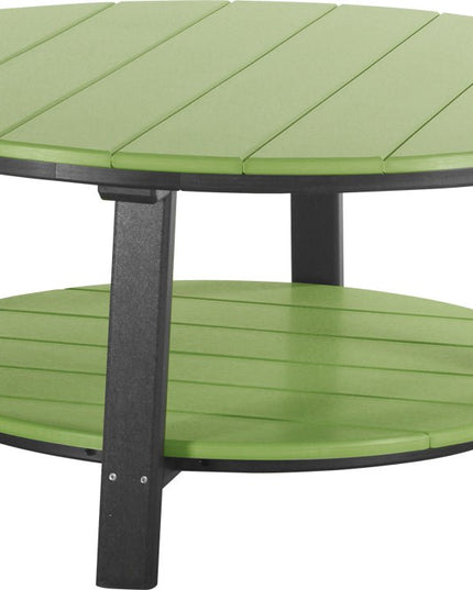 LuxCraft Poly Deluxe Conversation Table (Lime Green & Black)