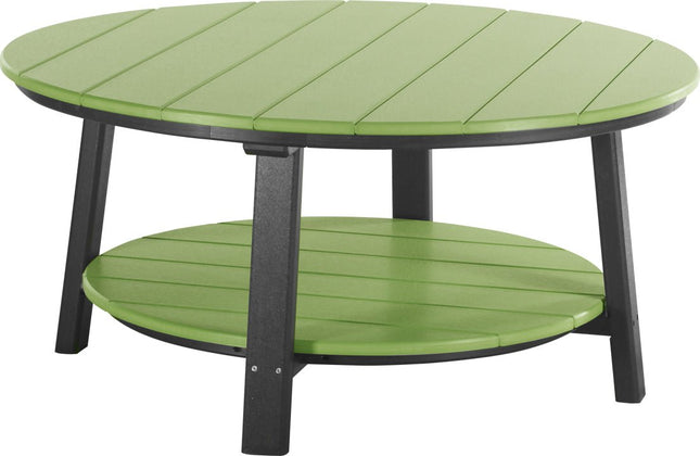 LuxCraft Poly Deluxe Conversation Table (Lime Green & Black)