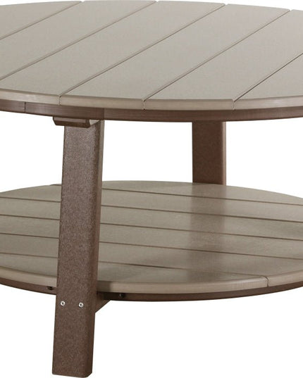 LuxCraft Poly Deluxe Conversation Table (Chestnut Brown)