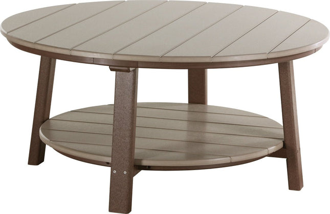 LuxCraft Poly Deluxe Conversation Table (Chestnut Brown)
