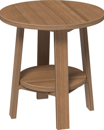 LuxCraft Deluxe End Table featured in antique mahogany