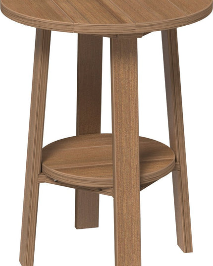 LuxCraft Poly Deluxe End Table (Antique Mahogany) 28 Inch