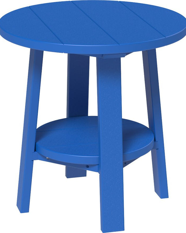 LuxCraft Deluxe End Table featured in blue