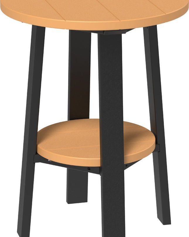 LuxCraft Poly Deluxe End Table (Cedar & Black) 28 Inch