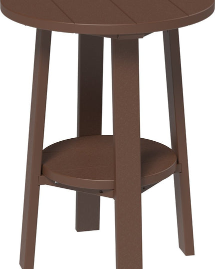 LuxCraft Poly Deluxe End Table (Chestnut Brown) 28 Inch