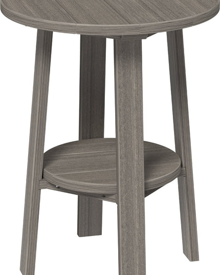 LuxCraft Poly Deluxe End Table (Coastal Gray) 28 Inch