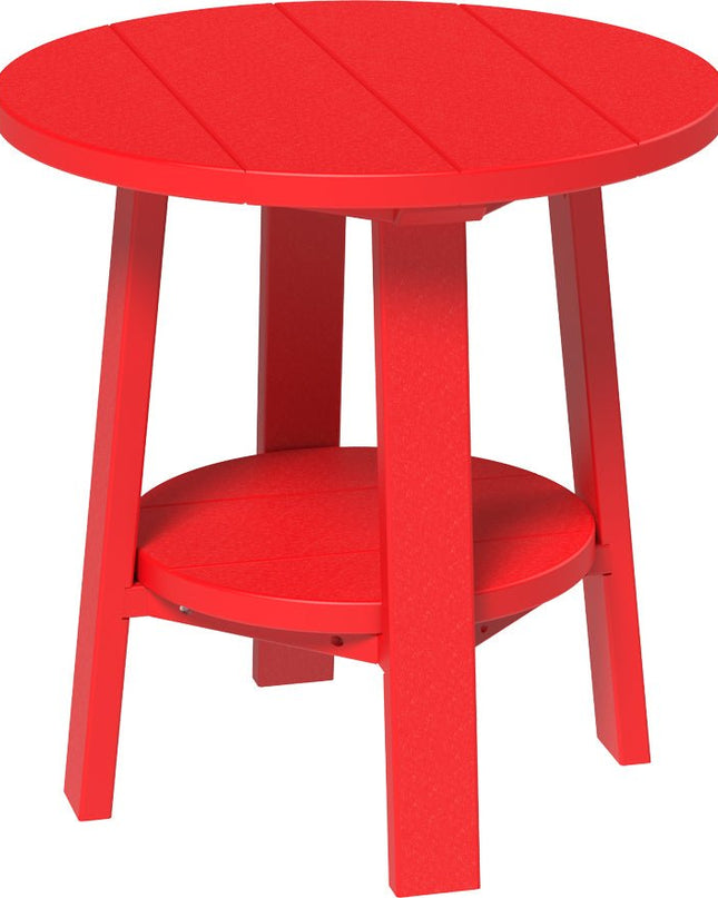 LuxCraft Deluxe End Table featured in red
