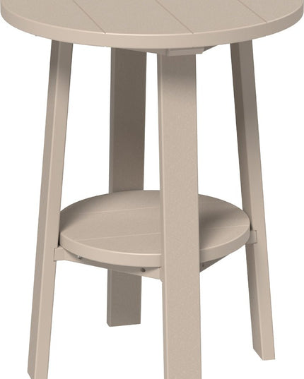 LuxCraft Poly Deluxe End Table (Weatherwood) 28 Inch
