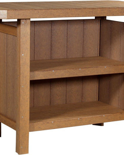LuxCraft Poly Serving Bar (Antique Mahogany)
