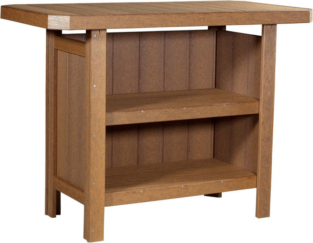 LuxCraft Poly Serving Bar (Antique Mahogany)
