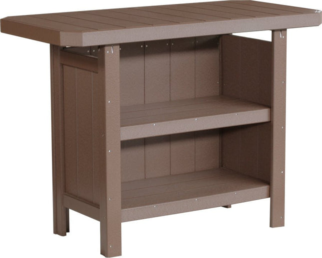 LuxCraft Poly Serving Bar (Chestnut Brown)