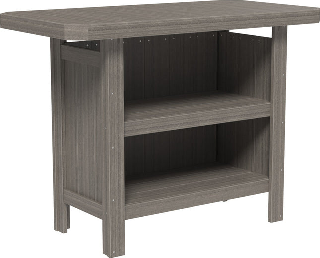 LuxCraft Poly Serving Bar (Coastal Gray)