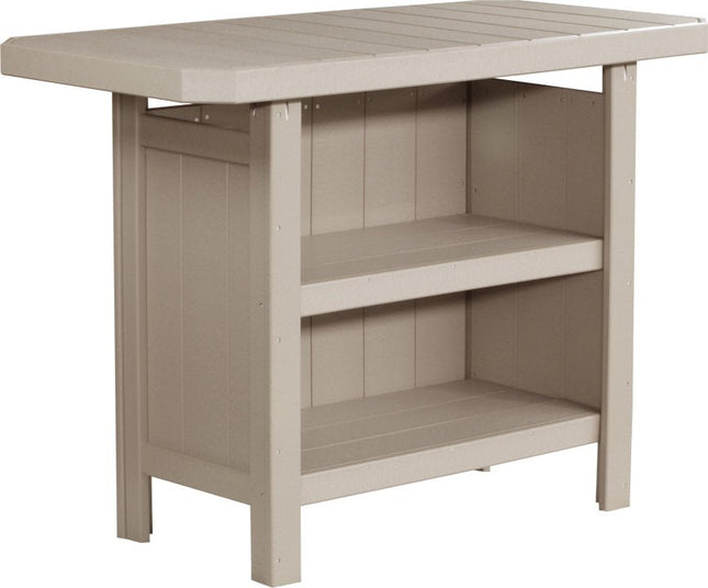 LuxCraft Poly Serving Bar (Weatherwood)