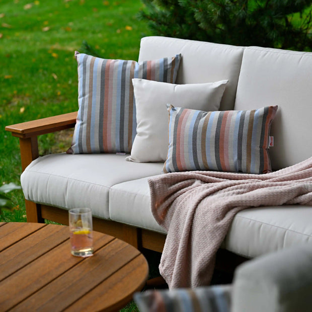 LuxCraft 19" Toss Pillow on Lanai outdoor seating