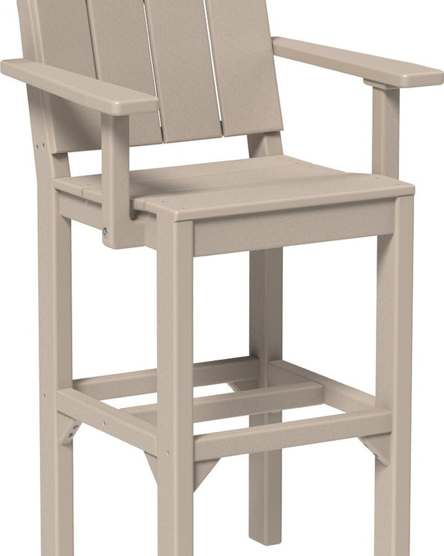 LuxCraft Urban Arm Chair (Bar Height) Weatherwood