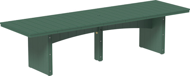 LuxCraft Urban Dining Table Dining Height 3' x 10' Rectangular Green....