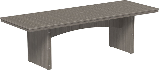 LuxCraft Urban Dining Table Dining Height 3' x 8' Rectangular Coastal Gray....