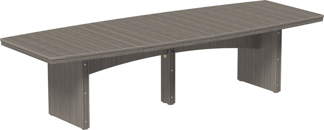 LuxCraft Urban Dining Table Dining Height 4' x 10' Oval Coastal Gray
