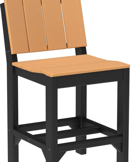 LuxCraft Urban Side Chair (Counter Height) Cedar & Black