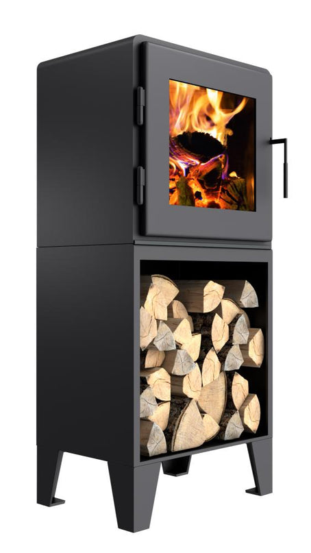 MF Fire Pendry Series Wood Stoves – Pendry 1 & 2 | Custom Panels, 75K-81K BTU, EPA-Certified