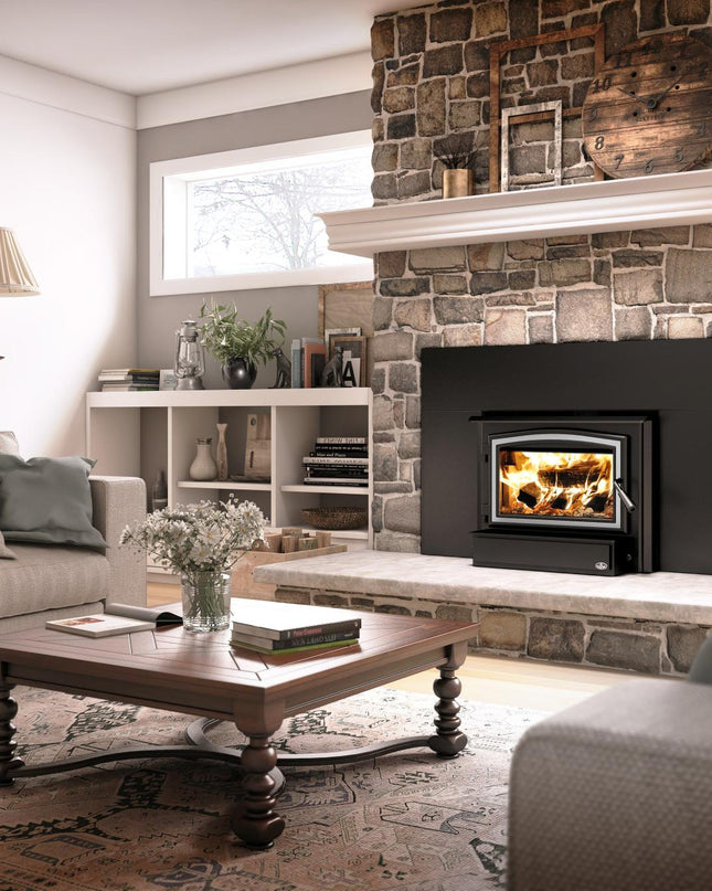 Osburn 1700 Wood Insert | 65,000 BTU | 500-1,800 sq ft | Heat-Activated Blower Included