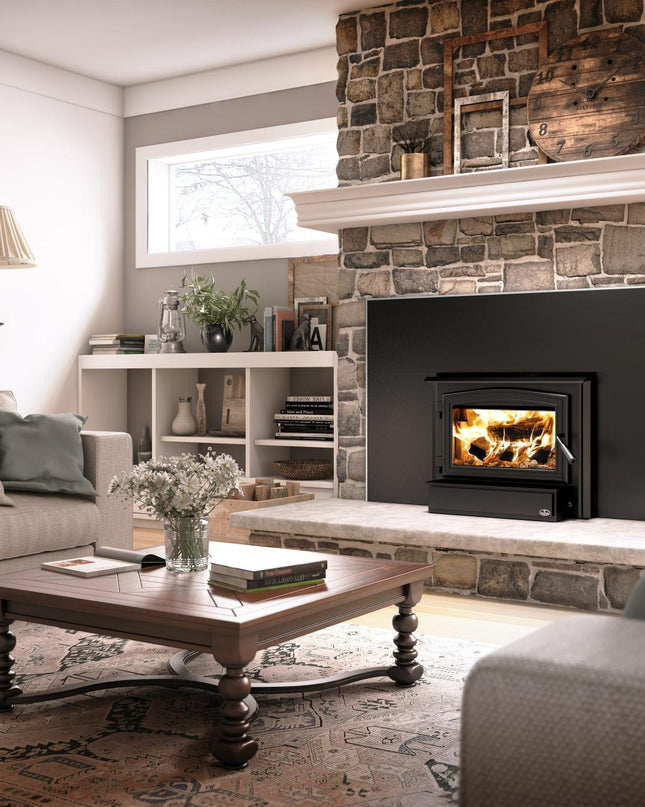 Osburn 1700 Wood Insert | 65,000 BTU | 500-1,800 sq ft | Heat-Activated Blower Included